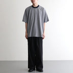 MICRO BORDER S/S TEE #WHITE×NAVY [FSC261-70167]