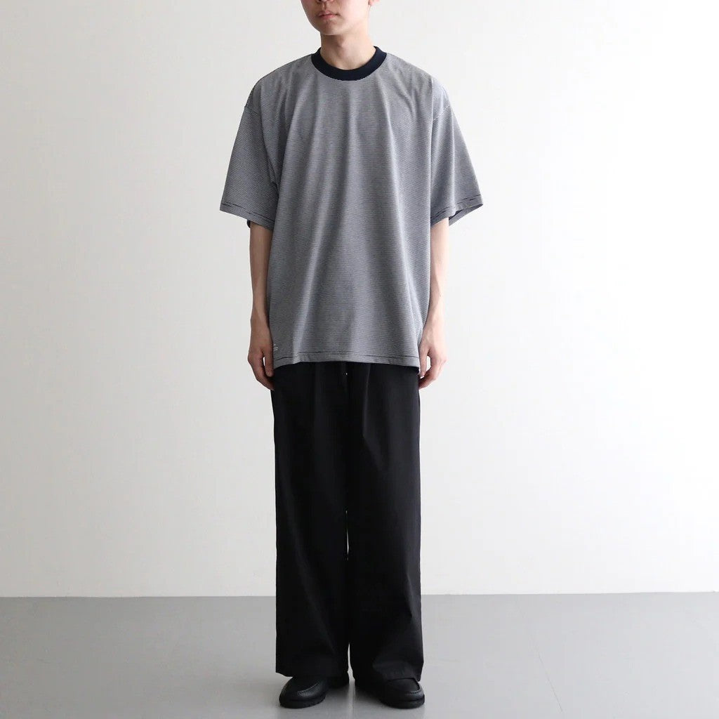 MICRO BORDER S/S TEE #WHITE×NAVY [FSC261-70167]