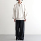 Half-Snap Sweatshirt #Heather Gray [OFH011PO61]