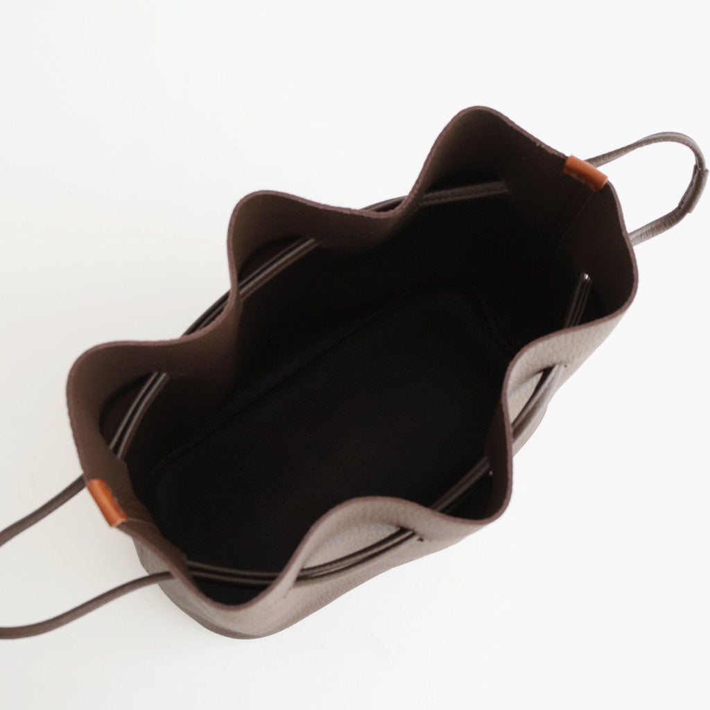 bucket bag #dark brown [yv-b-bkb]