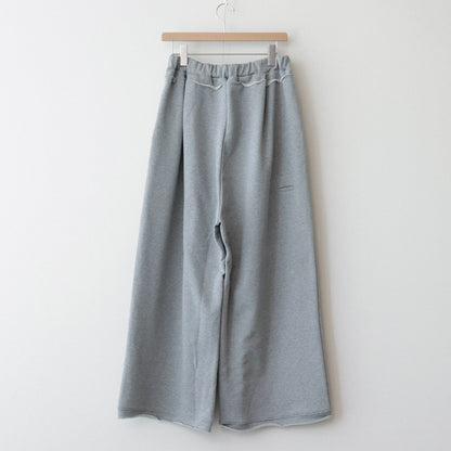 Wide SW pants #HEATHER GRAY [D124-P842]