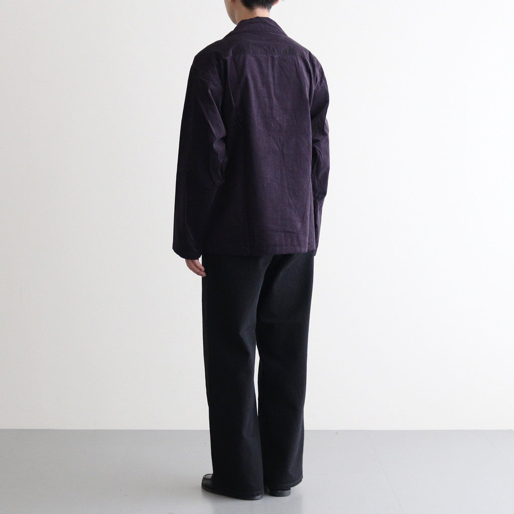 CORDUROY SMOCK SHIRT #NAVY [H2302-SH018]