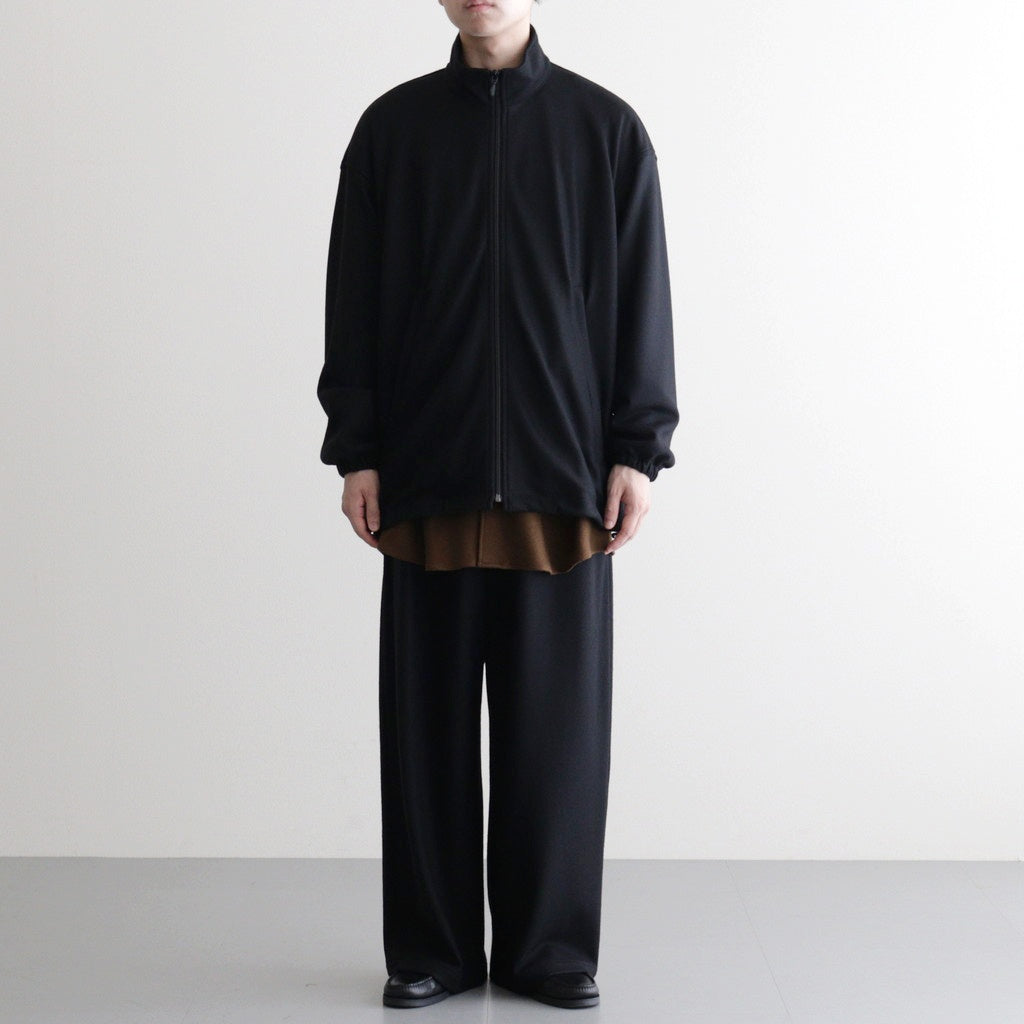 Wool Smooth Flannel Track Blouson #BLACK [GU253-30220B] – ciacura