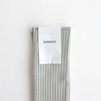 GIZA HIGH GAUGE SOCKS #PALE GREEN [A00S02SX-M]