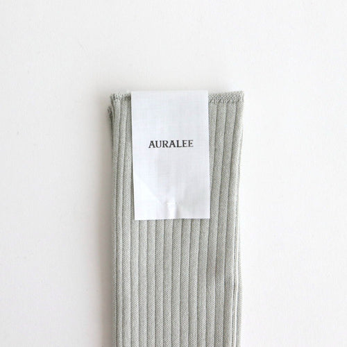 GIZA HIGH GAUGE SOCKS #PALE GREEN [A00S02SX-M]