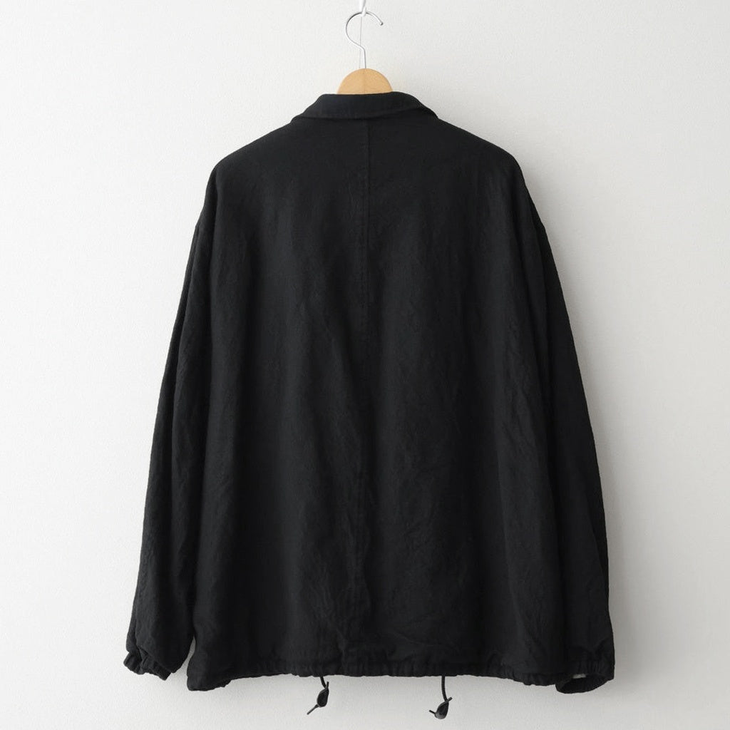 ウールサージ 製品縮絨ジャケット #BLACK [HP-J105-051] - ciacura