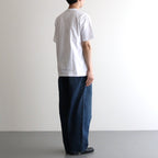 綿天竺 製品プリント S/S Tシャツ #WHITE [HO-T101-051]