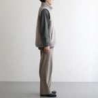 WOOL FLEECE VEST #natural l.gray [14452]