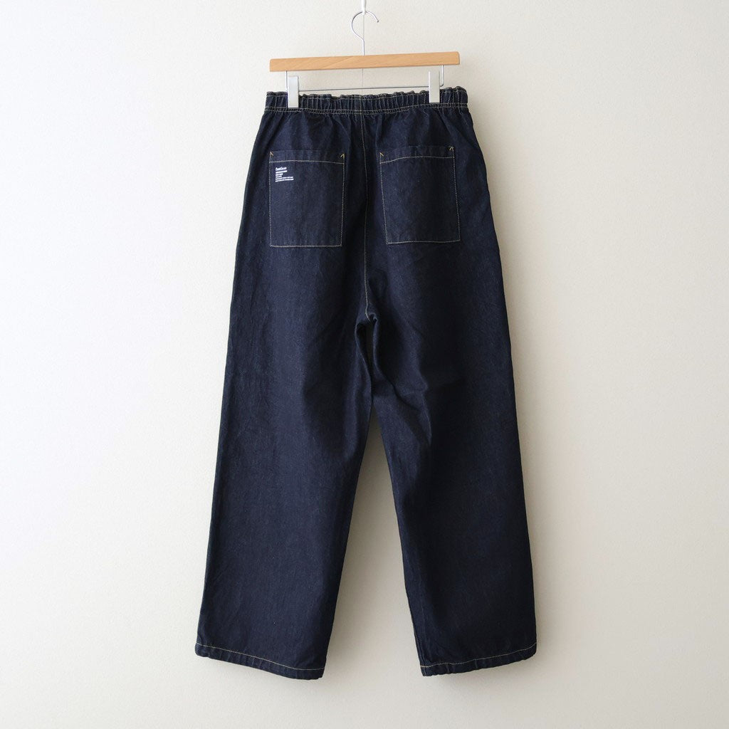 CORPORATE DENIM EASY PANTS #ONE WASH [FSC261-40208OB]