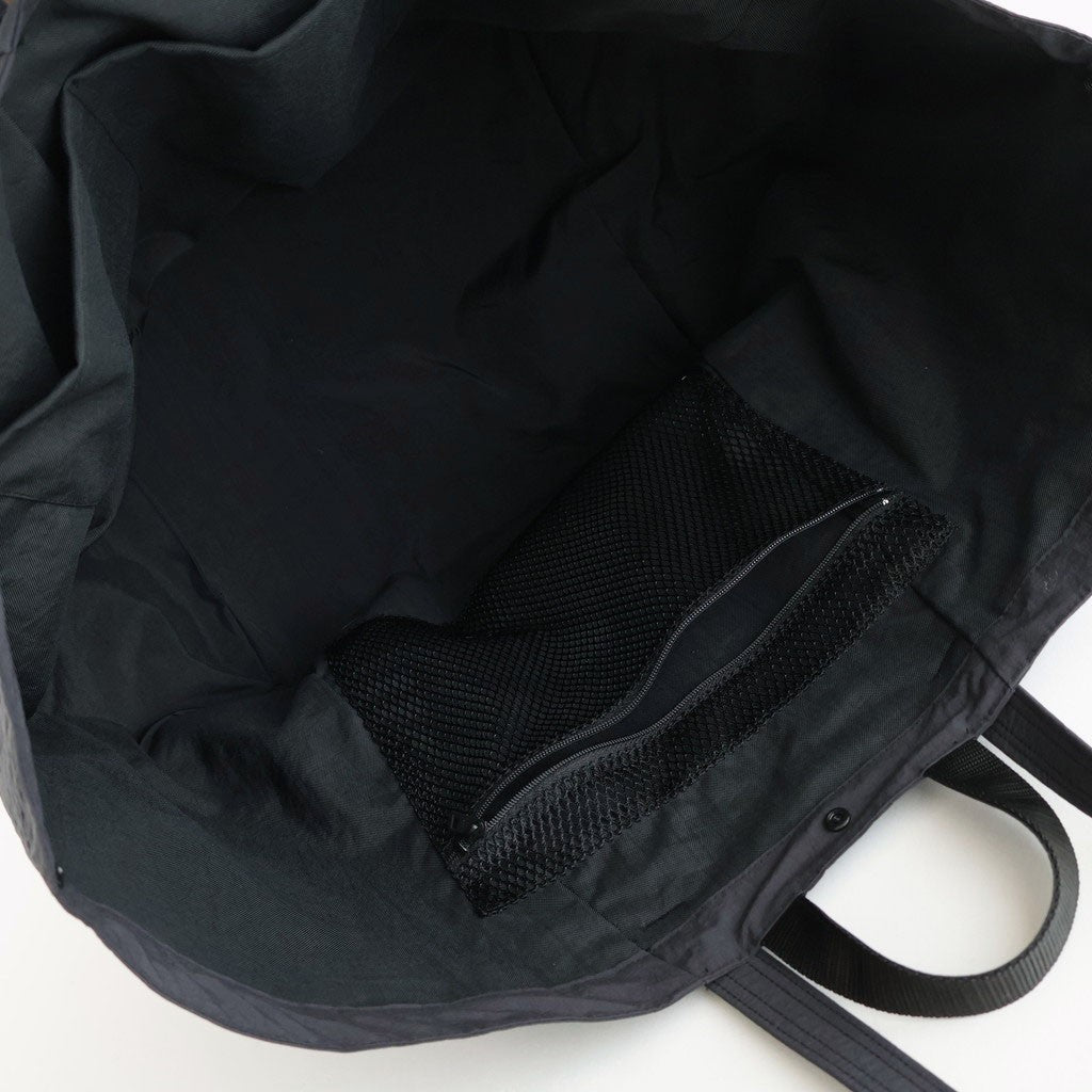 SHRINK WRAP TOTE BAG #BLACK [K042S]