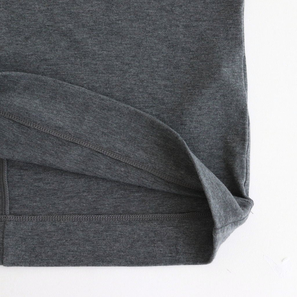 NTSNT - シルキーテンセル・ベアフライス タートルネックカットソー #90 Grey mix [SN_NC0202TN]