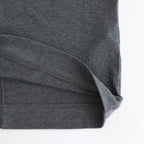 NTSNT - シルキーテンセル・ベアフライス タートルネックカットソー #90 Grey mix [SN_NC0202TN]