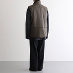 PADDED VEST #MILITARY KHAKI [ST.761]