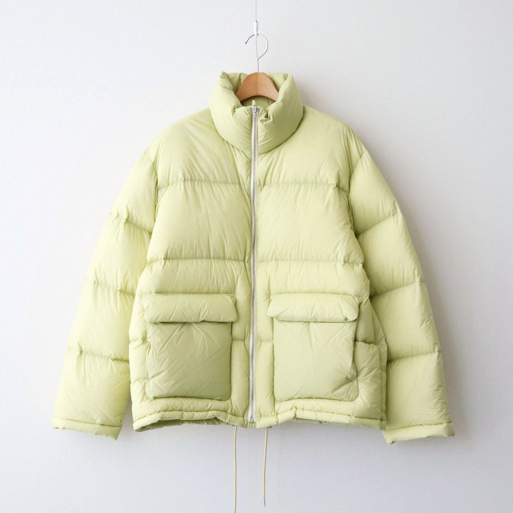 SUPER LIGHT NYLON RIPSTOP DOWN BLOUSON #LIGHT LIME [A26AB01NL]