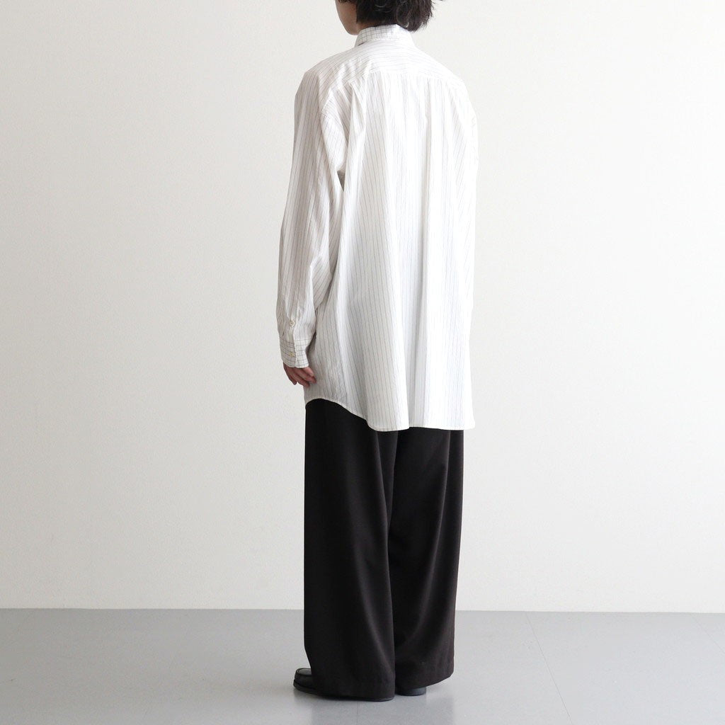 ヨークスリーブシャツ #WHITE STRIPE [D126-T610]