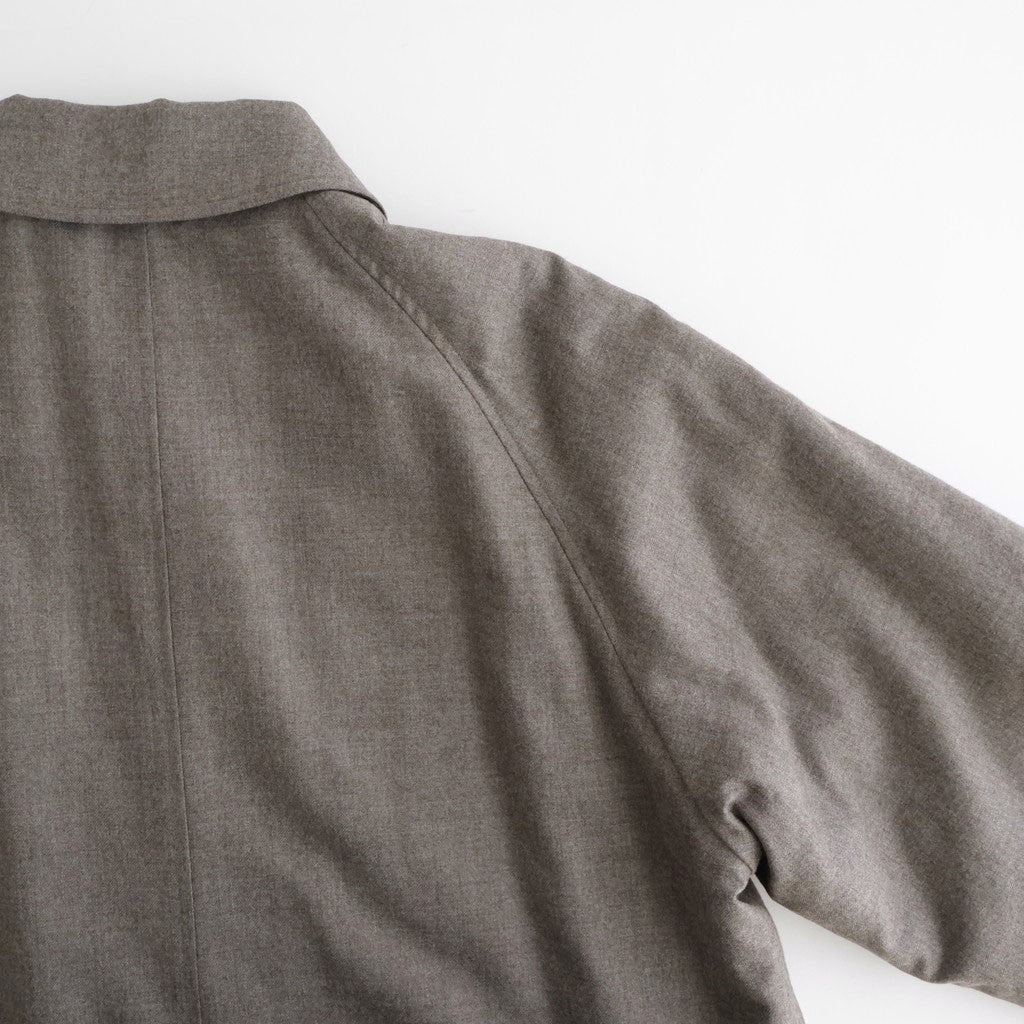 SUPER LIGHT WOOL PADDED COAT #TOP BROWN [A26AC01OS]