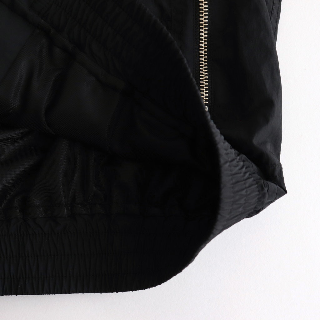 NYLON HOODED JACKET #BLACK [2541000203]