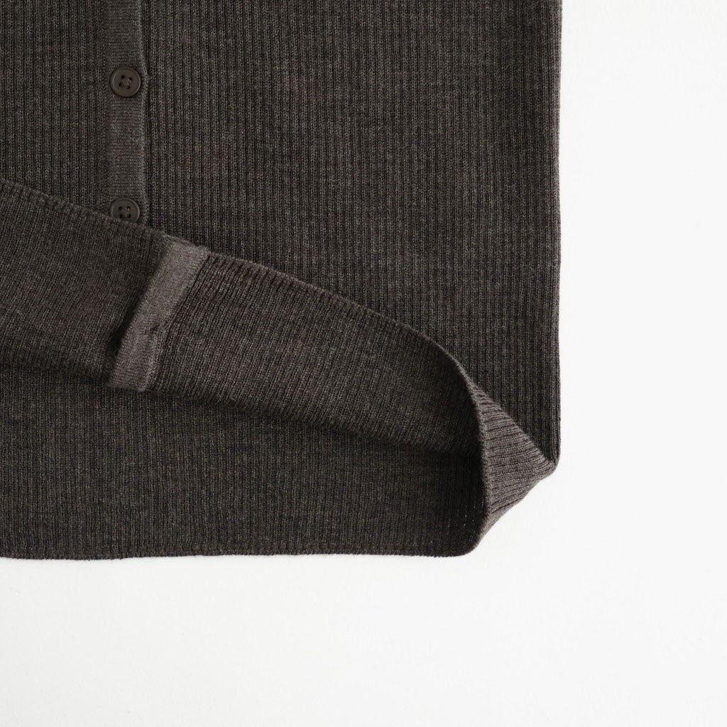 Silkwool Knit Cardigan #D/BRN [12620501]