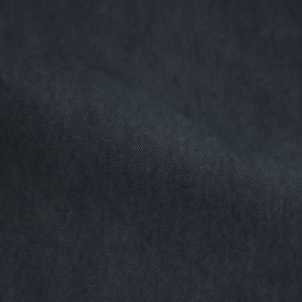 GARMENT-DYED FINX LIGHT CHINO ONE-TUCK WIDE PANTS #BLACK [A26SP05LF]