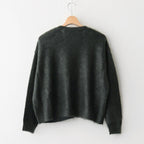 モヘアショートニットPO #DARK GREEN [D225-K951]