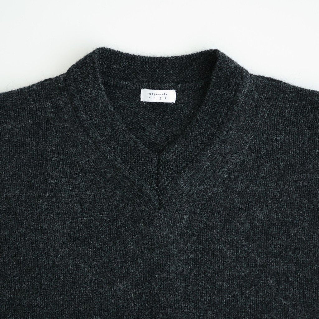 Wholegarment Wo/Mo V P/O #BLACK [2603-006]