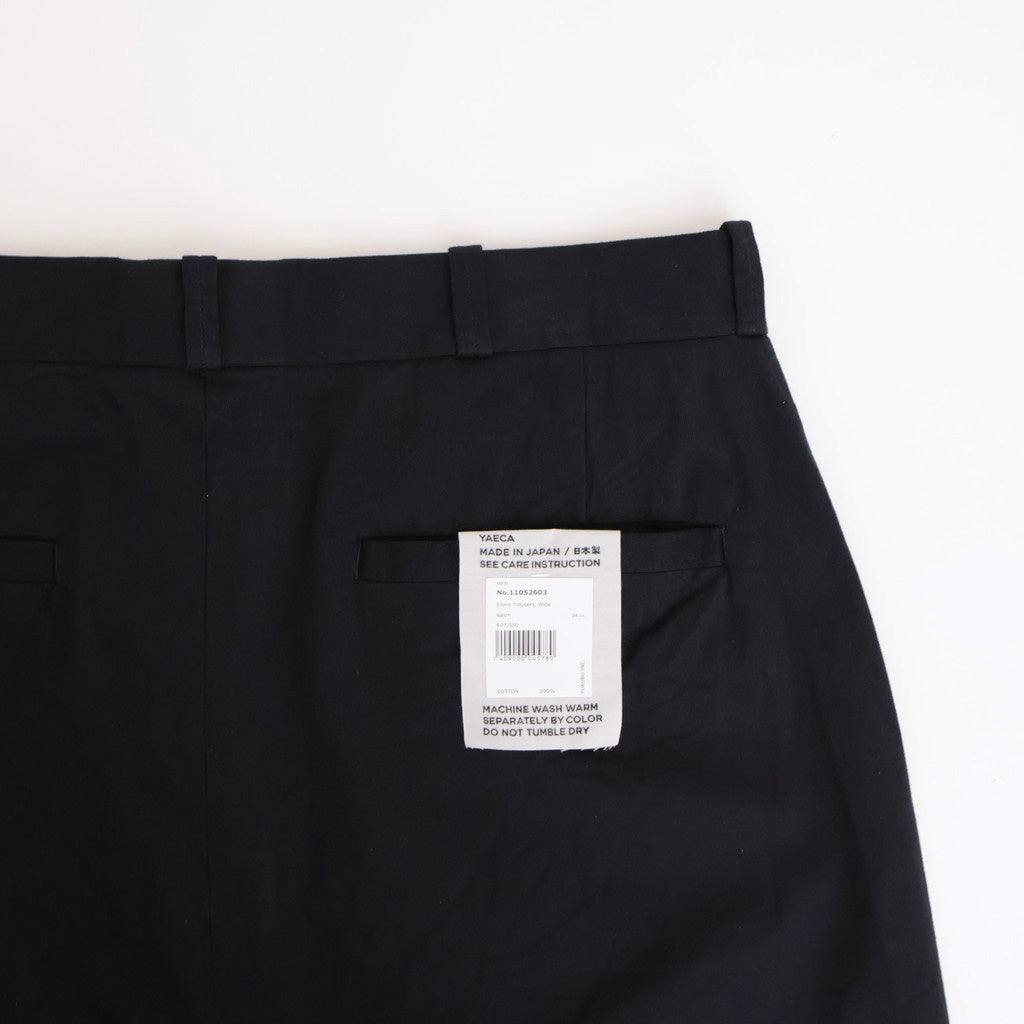 Chino Trousers - Wide #NAVY [11052603]