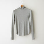 Soft Fraise Turtleneck Tops #GRY [12620602]