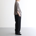 Hemp Knit Pants #Black [2501-019]