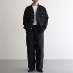 エステルツイル イージーパンツ #BLACK [HN-P023-051]