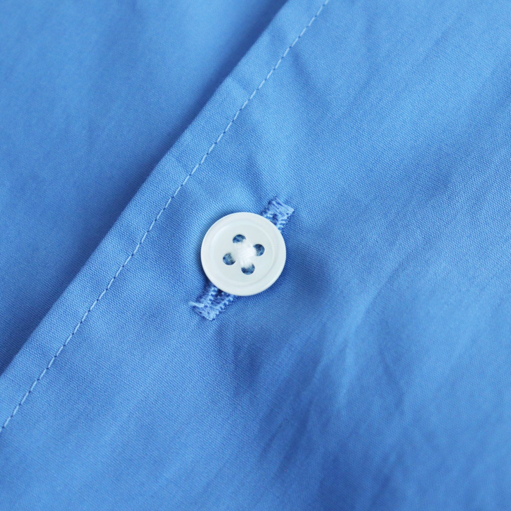 Broad L/S Oversized Regular Collar Shirt #BLUE [GM251-50001B]