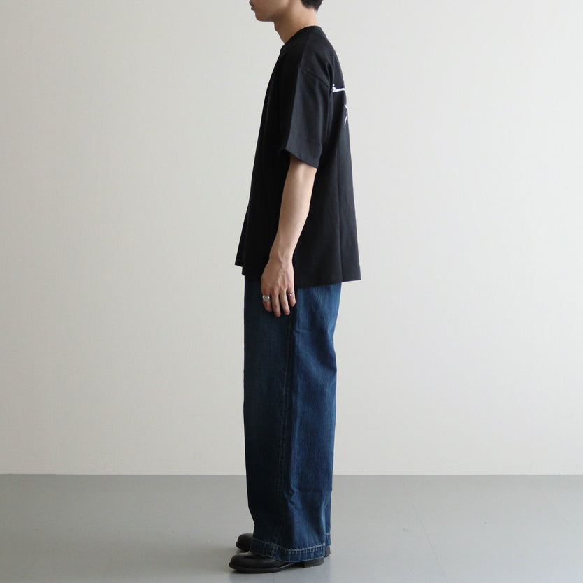 CORPORATE PRINTED S/S TEE ”GEAR” #BLACK [FSC243-70116]