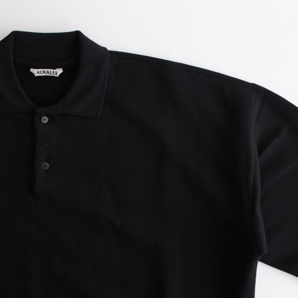 SMOOTH SOFT SWEAT POLO #BLACK [A24AP02TU]