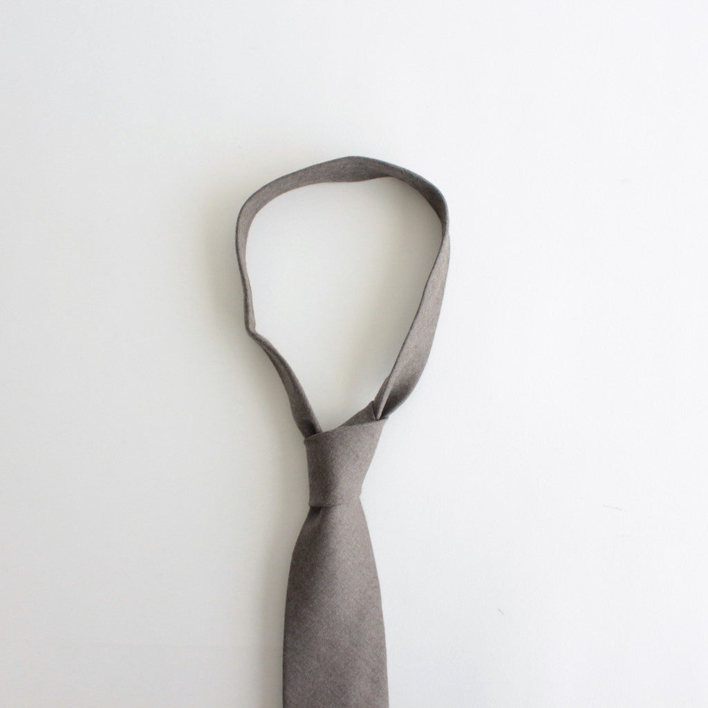 SUPER LIGHT WOOL TIE #TOP BROWN [A24AT06OS]