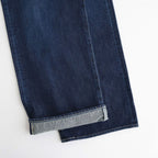 Selvage Denim Five Pocket Wide Straight Pants #INDIGO DARK FADE [GU263-40059DB]