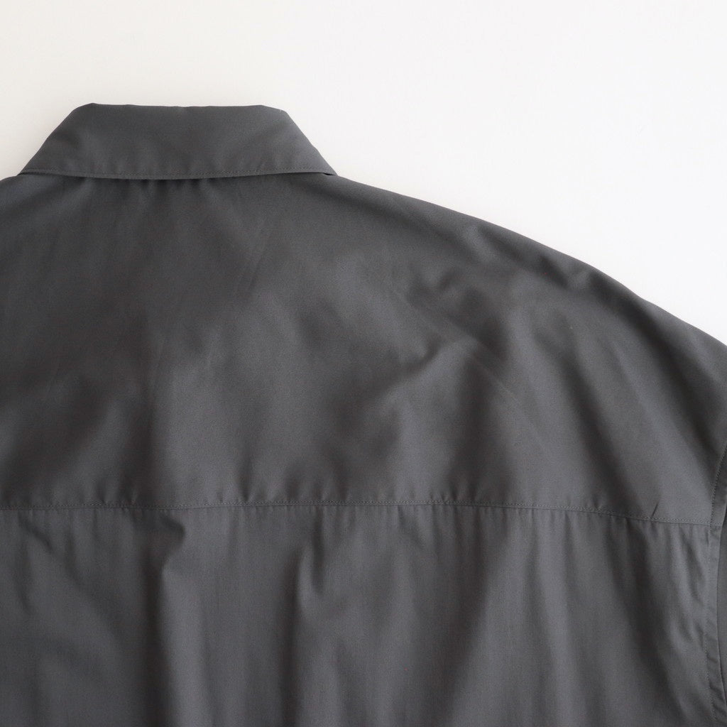 Solotex Twill S/S Oversized Box Shirt #GRAY [GM251-50323B]