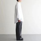 Broad L/S Oversized Regular Collar Shirt #WHITE [GM263-50001B]