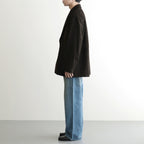 COW NUBUCK BLAZER #DARK BROWN [ST.1383]