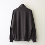 SUPER HIGH GAUGE SWEAT ZIP BLOUSON #DARK BROWN [A24AB01CU]