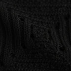 CROCHET KNIT SHIRT #BLACK [YK25SS001011S]