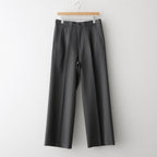 3pleated Wide-leg Trousers #CHARCOAL [YK26SS01170P]
