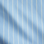 COTTON SILK STRIPE SHIRT #SAX BLUE STRIPE [A26AS01CS]