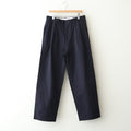 Chino Trousers - Two Tuck Straight #NAVY [11061601]