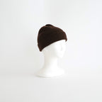 WASHABLE MERINO SEAMLESS BEANIE #BROWN [R5140-AW25]