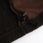 Wool Fleece Half Zip Pullover #BROWN [YK25FW01090B]