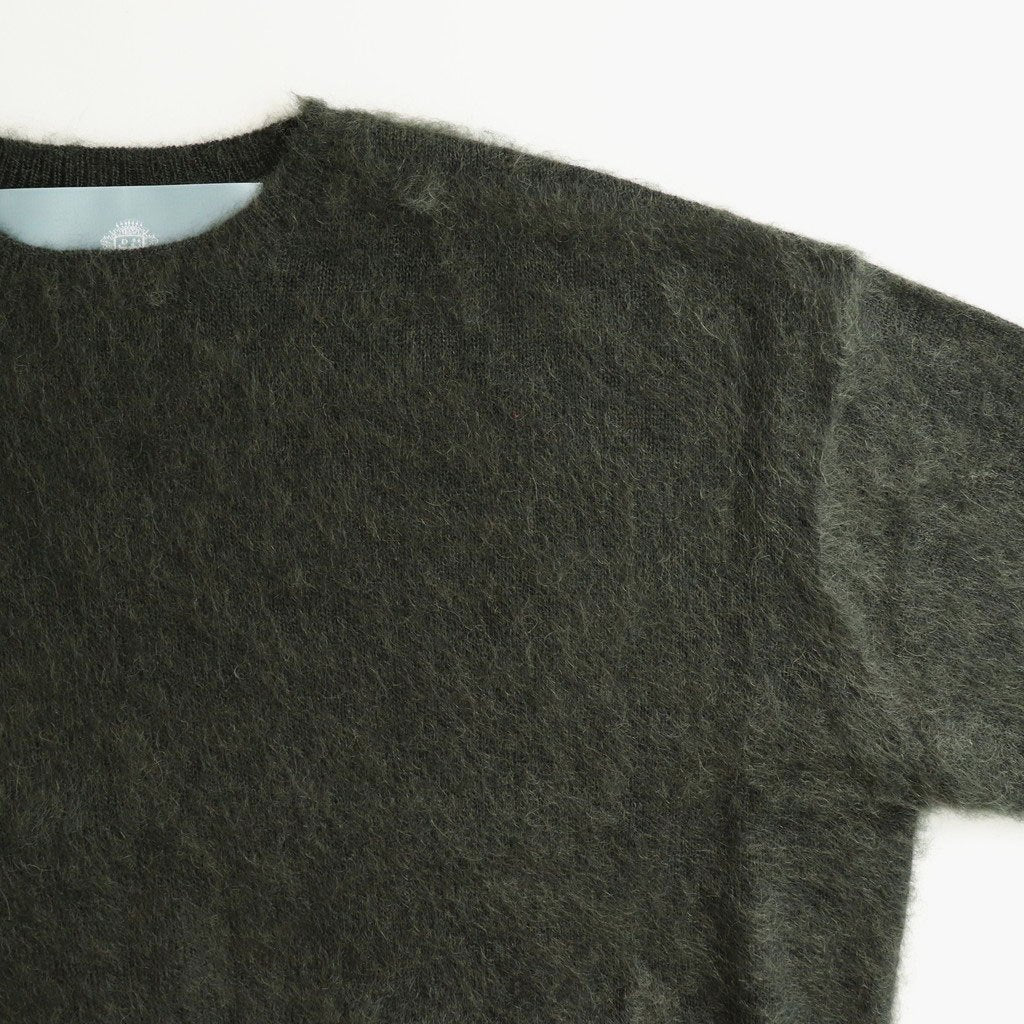 モヘアショートニットPO #DARK GREEN [D225-K951]