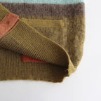 MOHAIR BORDER CARDIGAN #PINK [YK23FW0571S]