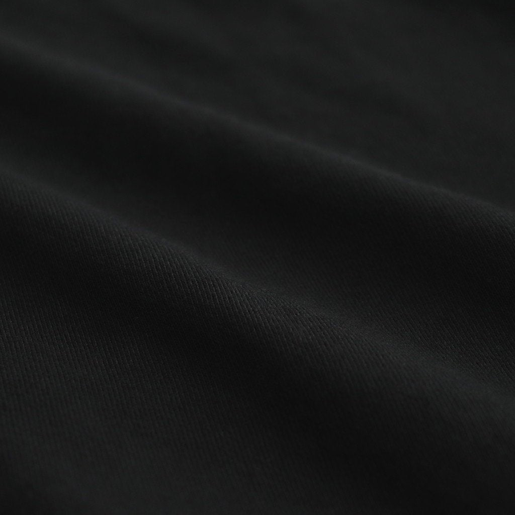 FCDPTD｜製品染＆ポリエステル裏毛 前開きパーカー #BLACK [GE_FR0304TD]