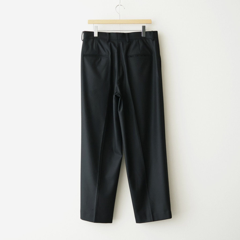 MERINO COLLEGE FLANNEL STANDARD PANTS #BLACK [PRAGLW0900]