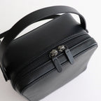 LEATHER SHOULDER BAG MADE BY AETA #BLACK [A25AB03AE]