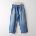 Selvage Denim Two Tuck Pants #INDIGO_LIGHT FADE [GU261-40061LB]